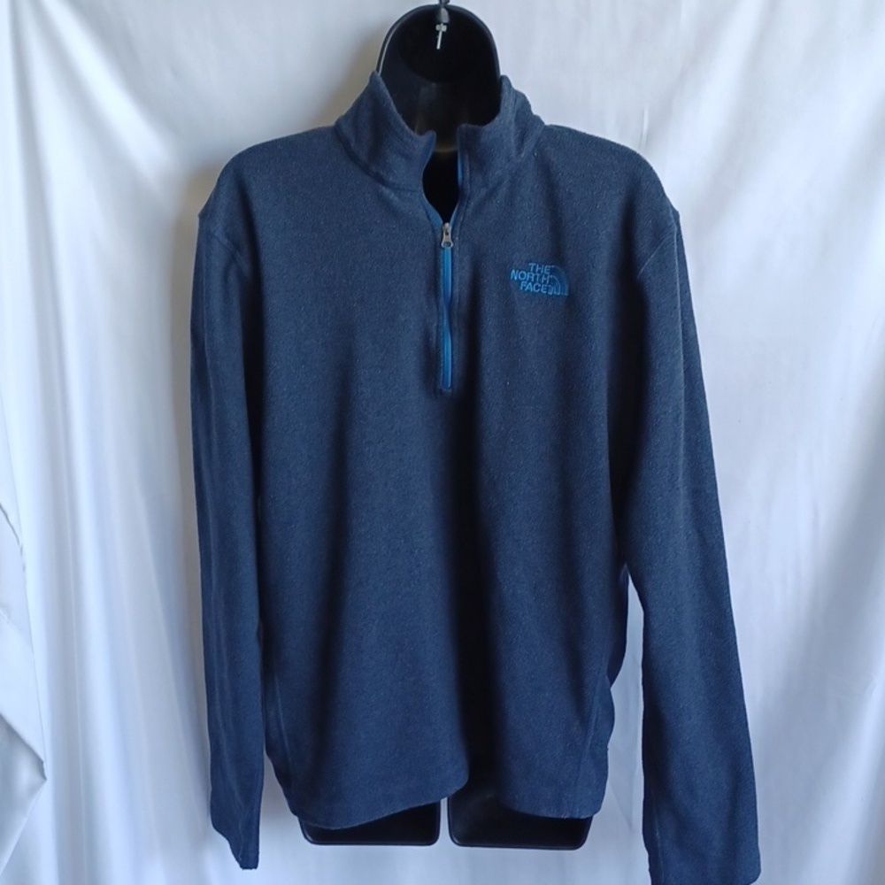 The North Face | Men’s Quarter-zip Fleece Medium, Blue-gray